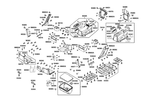 Nut Clip 6MM — 90305-GHK8-001 — KYMCO exploded-view diagram