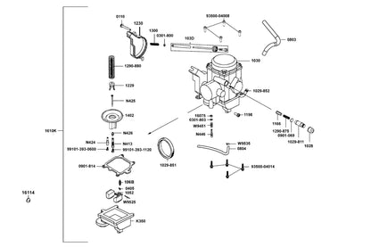 Tube Clip — W9535-45000 — KYMCO exploded-view diagram