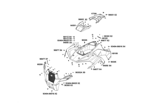 Bolt-wash 5*12 — 90302-PWA5-900 — KYMCO exploded-view diagram