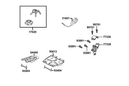 KYMCO Option Part exploded-view diagram, MXU 250