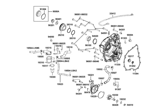 Clip 2X100 — 94591-LLB1-900 — KYMCO exploded-view diagram
