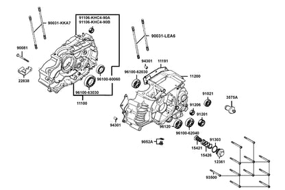 Oil Seal 14*28*7 — 91206-2F86-014 — KYMCO exploded-view diagram