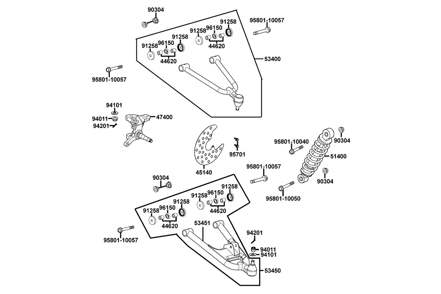 Oil Seal 18*26*4 — 91258-LBA7-900 — KYMCO exploded-view diagram