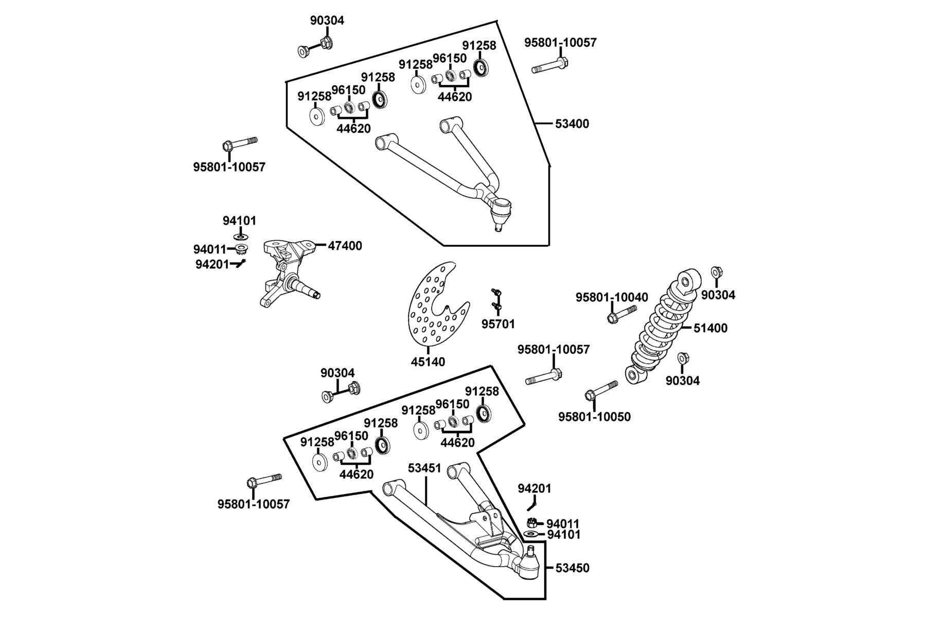 Oil Seal 18*26*4 — 91258-LBA7-900 — KYMCO exploded-view diagram