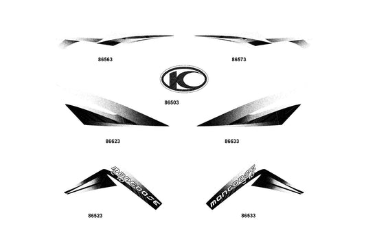 Stripe L Fende Fr — 86533-LEC1-M31-T02 — KYMCO exploded-view diagram