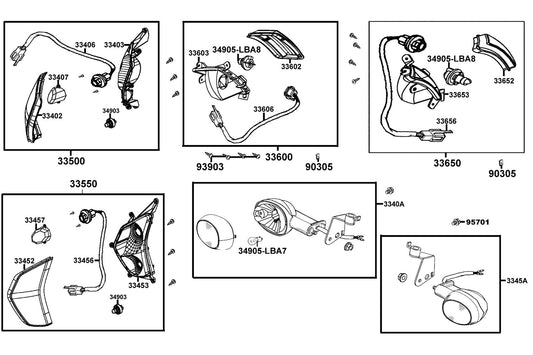 Nut U 16MM(C) — 90305-GHK8-C00 — KYMCO exploded-view diagram