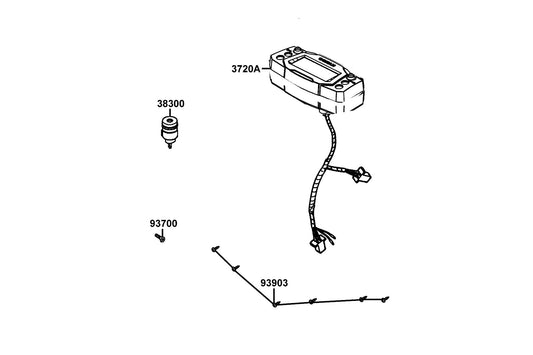 Screw Oval 5*18 — 93700-05018-0H — KYMCO exploded-view diagram