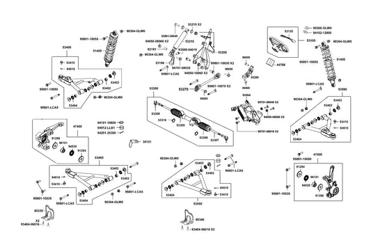 Socket Bolt 8X25 — 96600-08025-06 — KYMCO exploded-view diagram