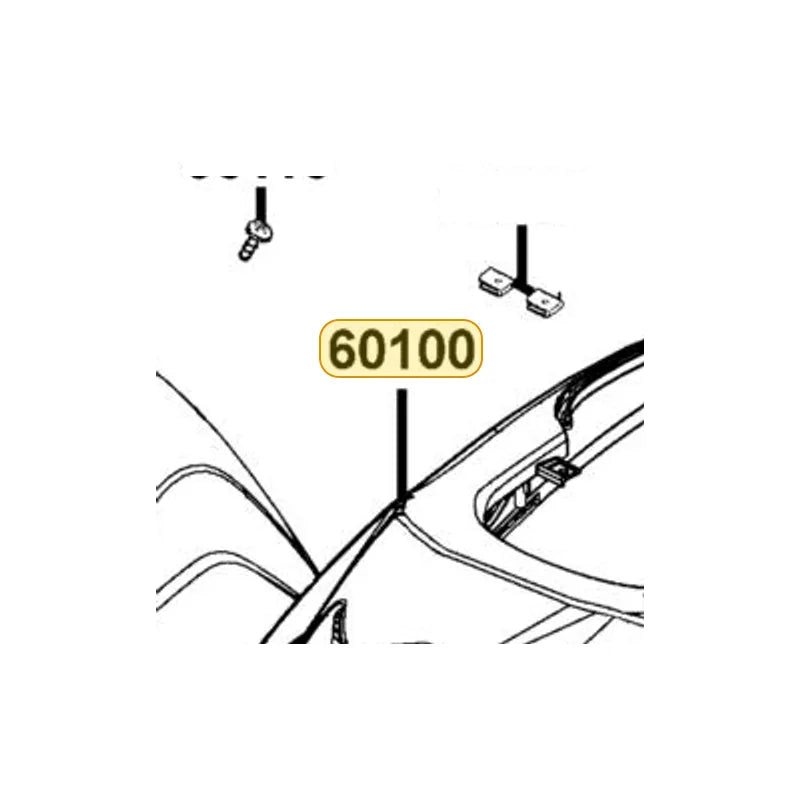 KYMCO Front Fender 60100-ADC6-E76-X2P, part location on the factory exploded-view diagram