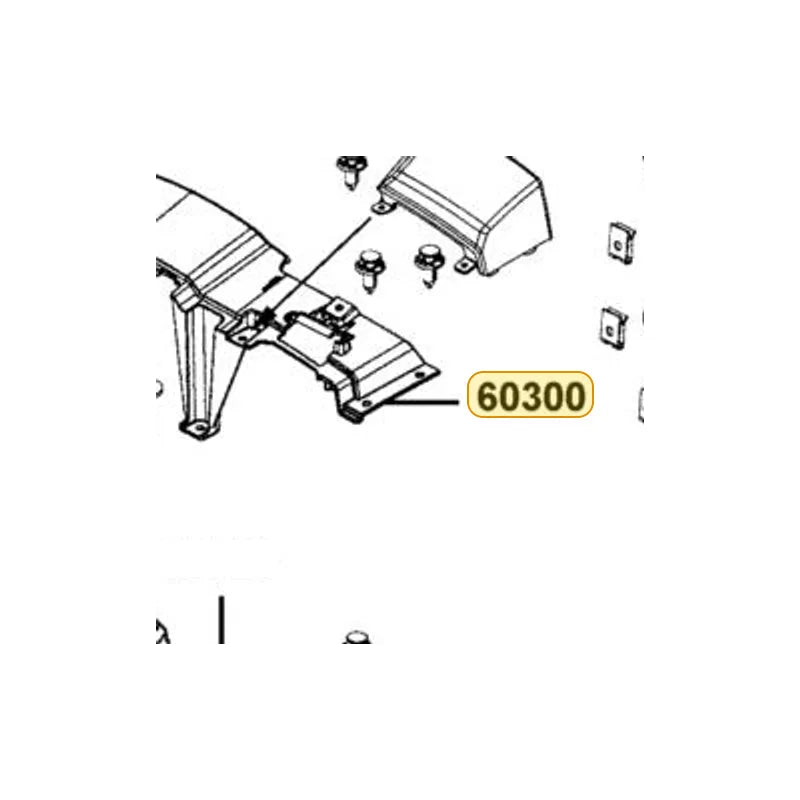 KYMCO Top Cover Front Panel 60300-ALE8-600-CKP, part location on the factory exploded-view diagram