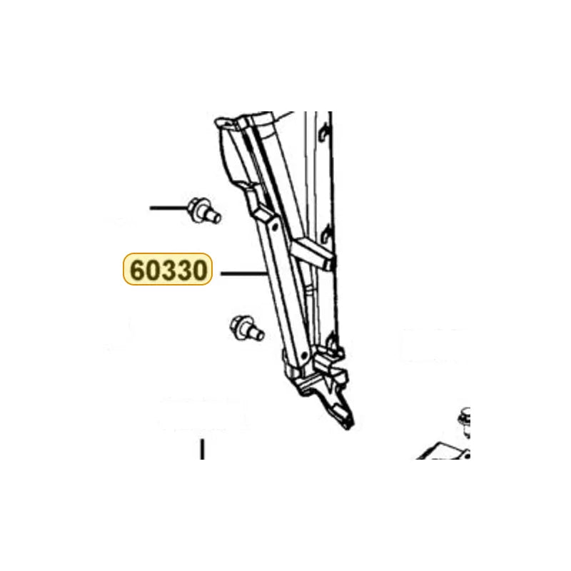 KYMCO Side Panel Right Front 60330-ALE8-E00-C3R, part location on the factory exploded-view diagram