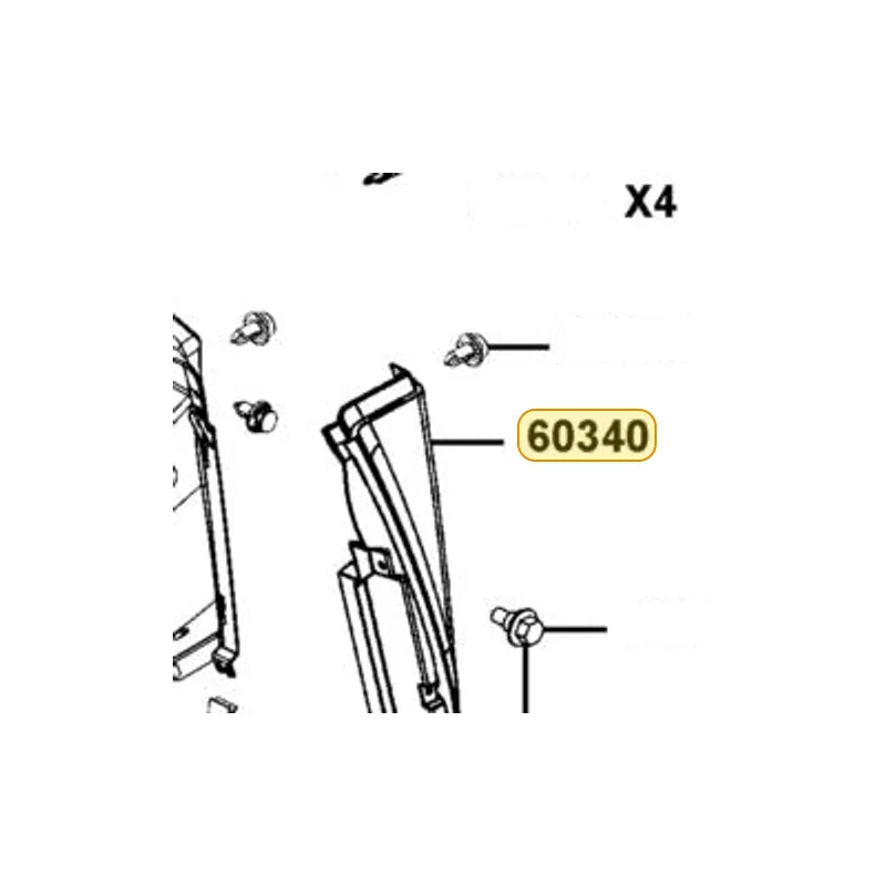 KYMCO Side Panel Left Front 60340-ALE8-600-CKP, part location on the factory exploded-view diagram