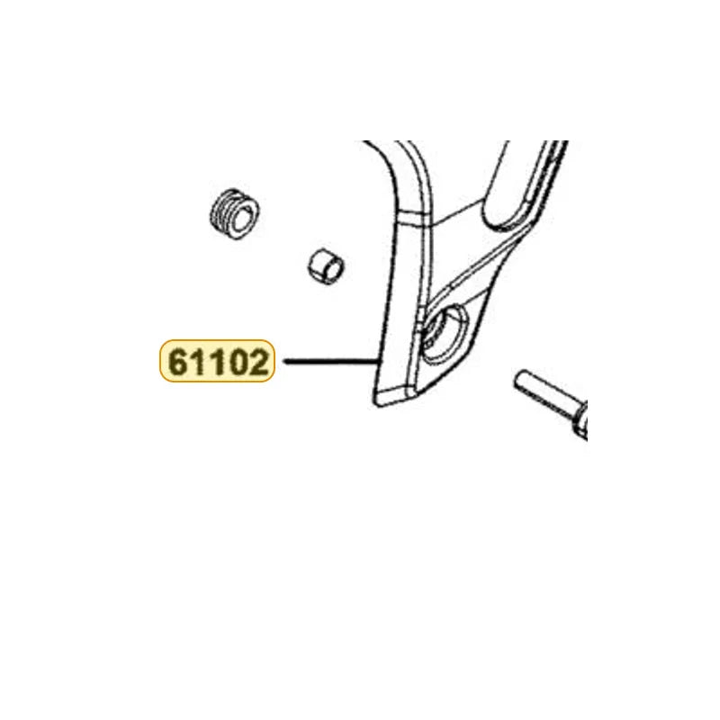KYMCO Cover Left Side Fender 61102-BAA7-E00-NEP, part location on the factory exploded-view diagram
