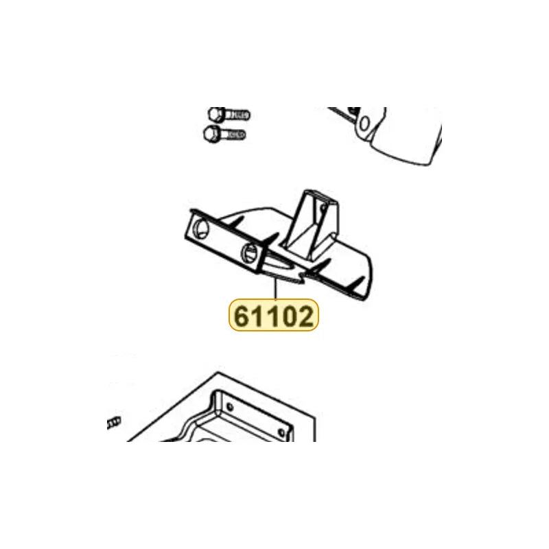 KYMCO Front Inner Fender C (Black) 61102-LEA2-910-N1R, part location on the factory exploded-view diagram