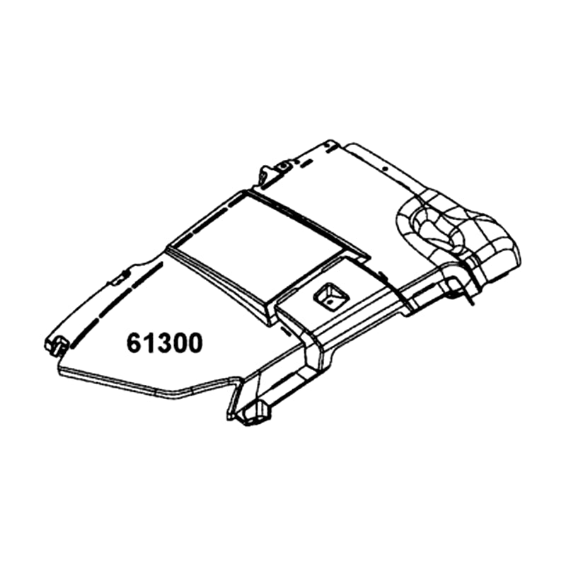 KYMCO Left Front Fender 61300-ALE8-E00-C3R, part location on the factory exploded-view diagram
