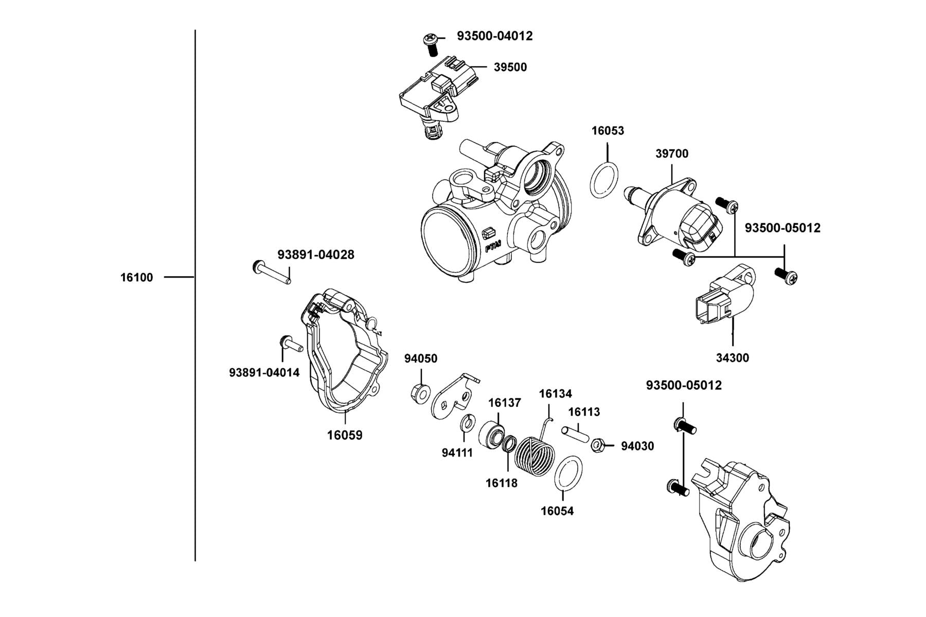 Washer Spring 6MM — 94111-06800 — KYMCO exploded-view diagram