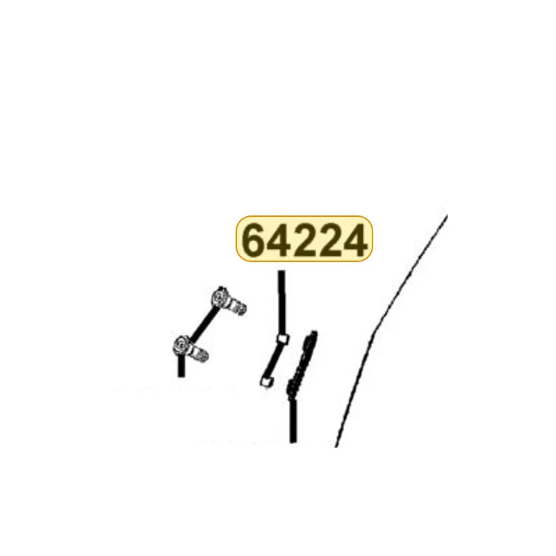KYMCO Wind Screen Collar 64224-LEA7-C00, part location on the factory exploded-view diagram