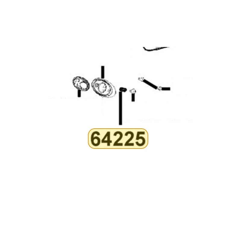 KYMCO Cosmetic K-Logo Spring 64225-LEA7-C00, part location on the factory exploded-view diagram