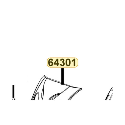 KYMCO Front Cover 64301-LCB9-C10-2AP, part location on the factory exploded-view diagram