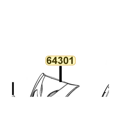 KYMCO Front Cover 64301-LCB9-C10-CG3, part location on the factory exploded-view diagram