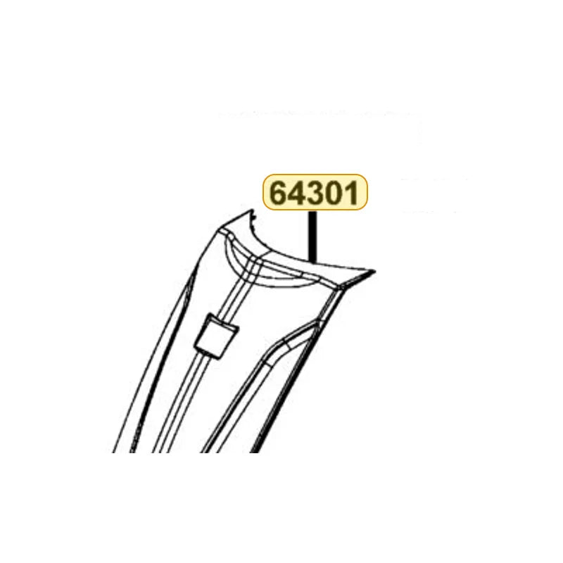 KYMCO Front Cover 64301-LGR5-E10-77P, part location on the factory exploded-view diagram
