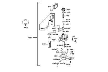 O-ring — W9351-24250 — KYMCO exploded-view diagram