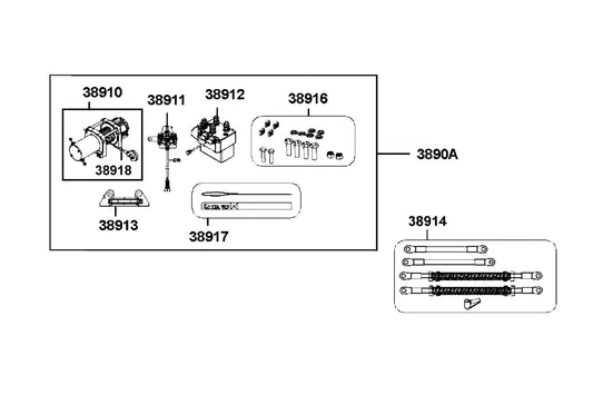 Cable Wire — 38918-LFE9-E05 — KYMCO exploded-view diagram
