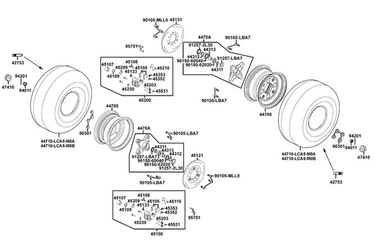 Oil Seal 20*35*7 — 91257-LBA7-900 — KYMCO exploded-view diagram