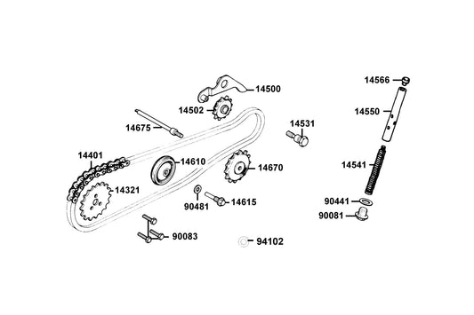 Waser Guiden — 94102-LCA7-C11 — KYMCO exploded-view diagram