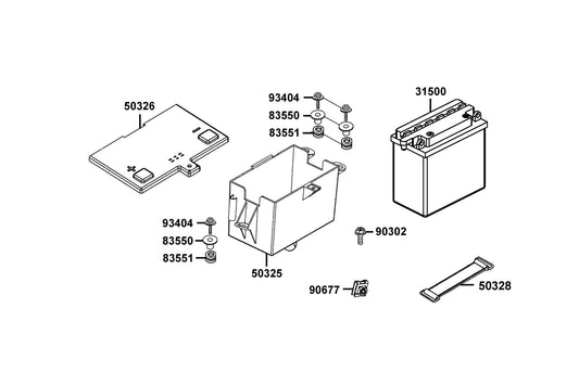 Bolt-wash 5*16 — 90302-GFY6-C10 — KYMCO exploded-view diagram