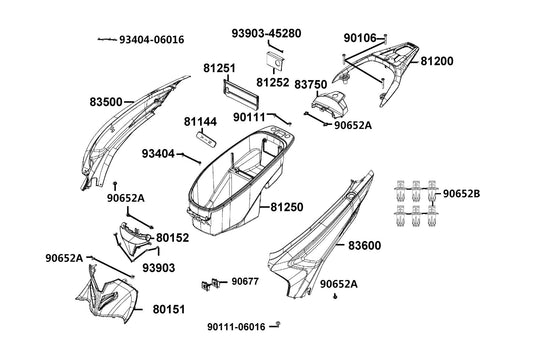 Lid Carb Maint — 81251-AEB9-E00-N1R — KYMCO exploded-view diagram