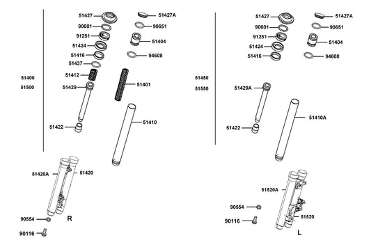 Oil Seal — 91251-LLJ3-E00 — KYMCO exploded-view diagram