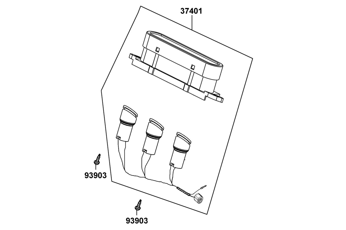KYMCO Pilot Lamp Comp exploded-view diagram, MONGOOSE 110