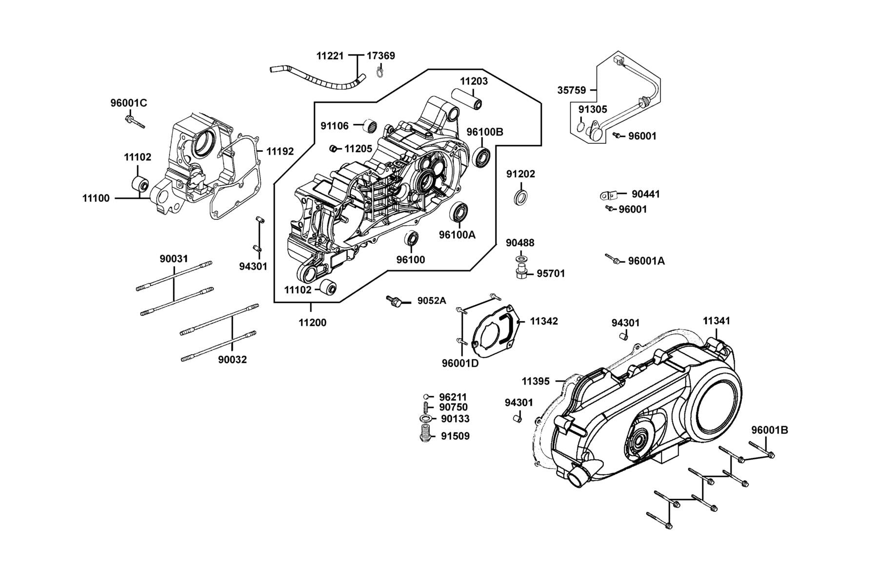 Oil Seal 20*32*6 — 91202-KKJ9-004 — KYMCO exploded-view diagram