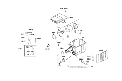 Plug Oil Catch — 17375-KED9-900 — KYMCO exploded-view diagram