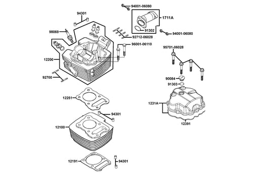 Spark Plug (DR-8EA) — 98069-5771R — KYMCO exploded-view diagram