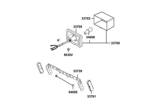 Bolt-wash 5X12 — 90302-LLB1-E00 — KYMCO exploded-view diagram