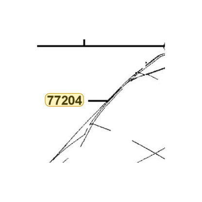 KYMCO Right Cover 77204-AGJ5-E00-T02, part location on the factory exploded-view diagram