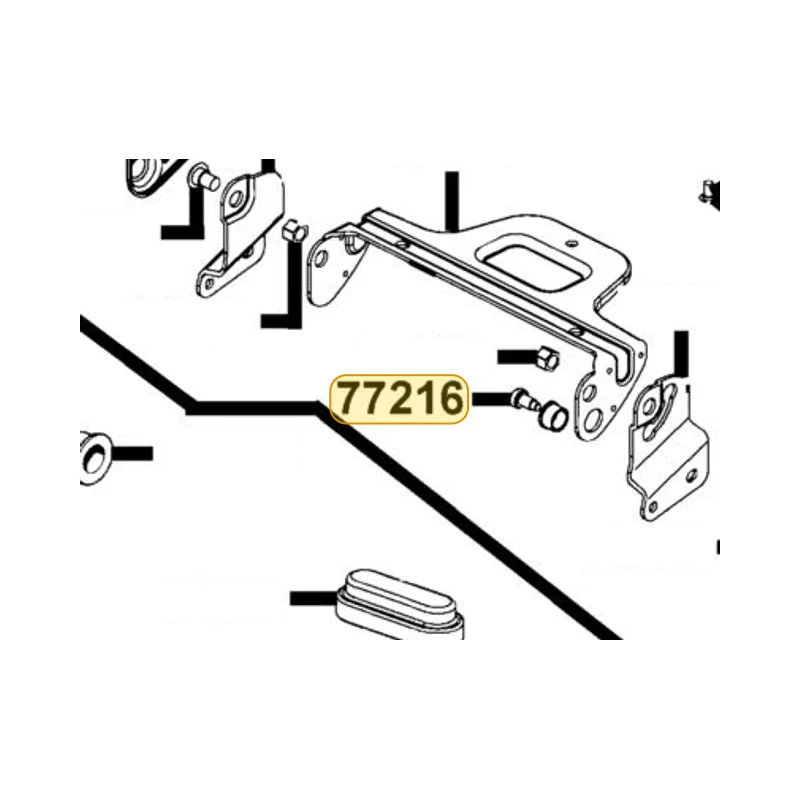 KYMCO Switch Pin 77216-LCB9-C10, part location on the factory exploded-view diagram