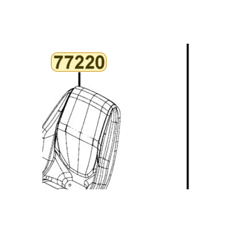 KYMCO Single Seat Assembly (Reach) 77220-LEE8-E00-T01, part location on the factory exploded-view diagram