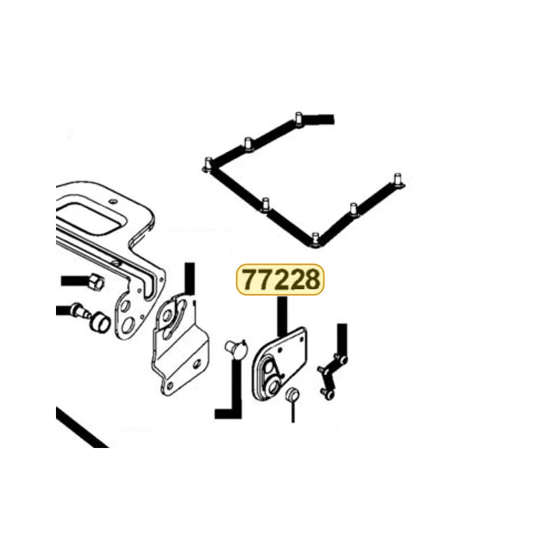 KYMCO Left Back Seat Guard 77228-LCB9-C10, part location on the factory exploded-view diagram