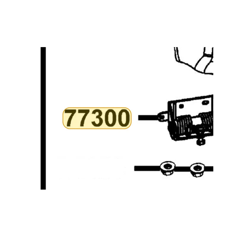 KYMCO Seat Hinge Complete 77300-LEA2-900, part location on the factory exploded-view diagram