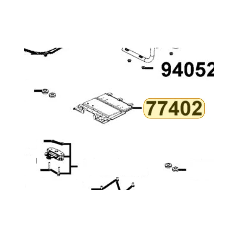 KYMCO Left Seat Bottom Plate 77402-LEE8-800, part location on the factory exploded-view diagram