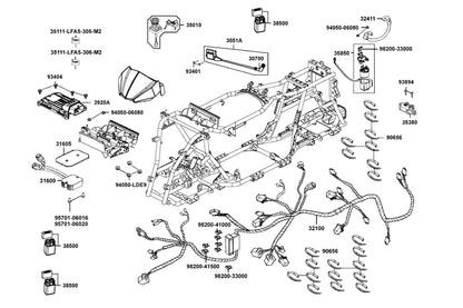 Fuse 10A — 98200-41000 — KYMCO exploded-view diagram