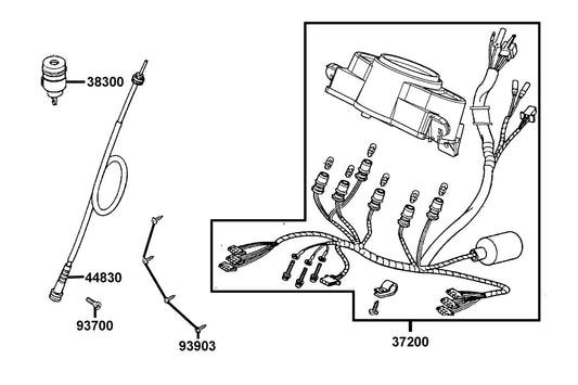 Screw Tapping 5*12 — 93903-25220 — KYMCO exploded-view diagram