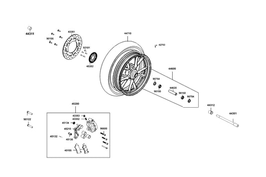 Socket Bolt — 96600-LGE5-E00 — KYMCO exploded-view diagram
