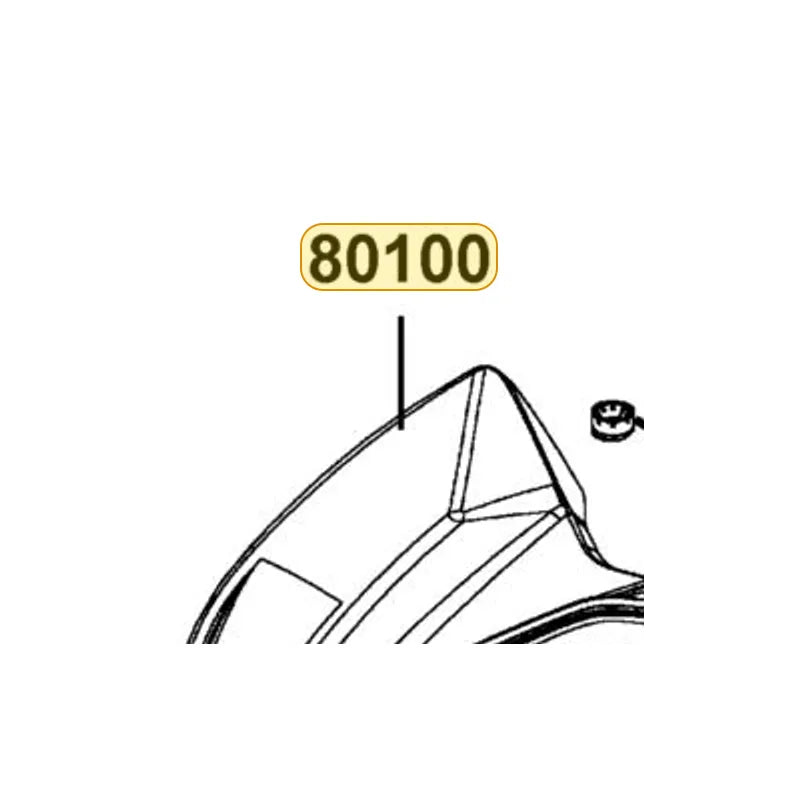 KYMCO Rear Fender 80100-ADC6-E76-HJP, part location on the factory exploded-view diagram