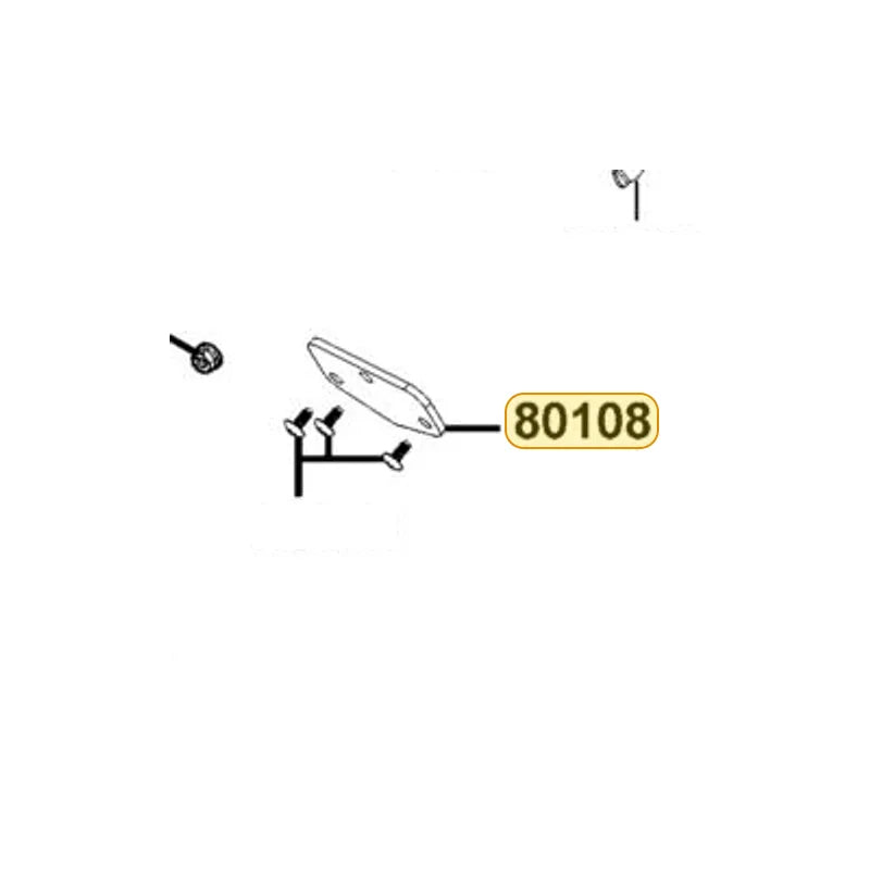 KYMCO Plate. Rear Fender 80108-LEA2-900, part location on the factory exploded-view diagram