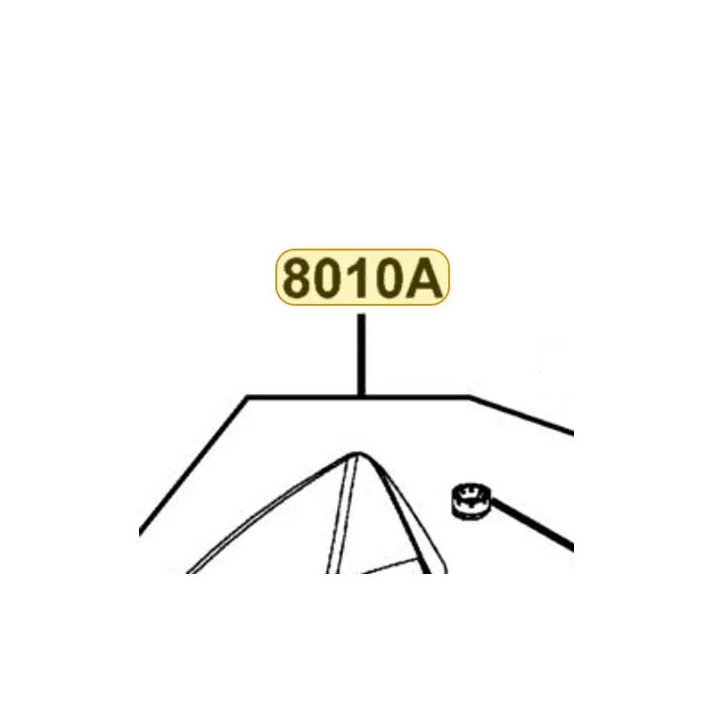 KYMCO Rear Fender Assembly 8010A-LEC1-M00-YRR, part location on the factory exploded-view diagram
