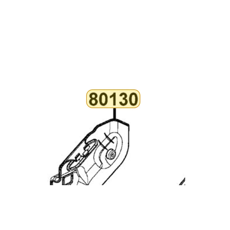 KYMCO Master Cylinder Protector 80130-LBA7-910, part location on the factory exploded-view diagram